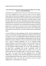 Response Paper on A.K. Sandoval-Strausz’ Latino Landscapes: Postwar Cities and the Transnational Origins of a New Urban America (2014) 