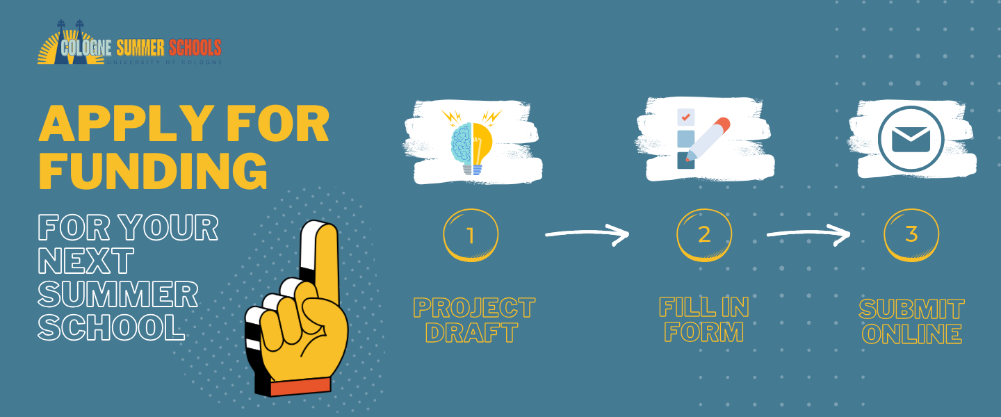 text and icons for summer school project funding