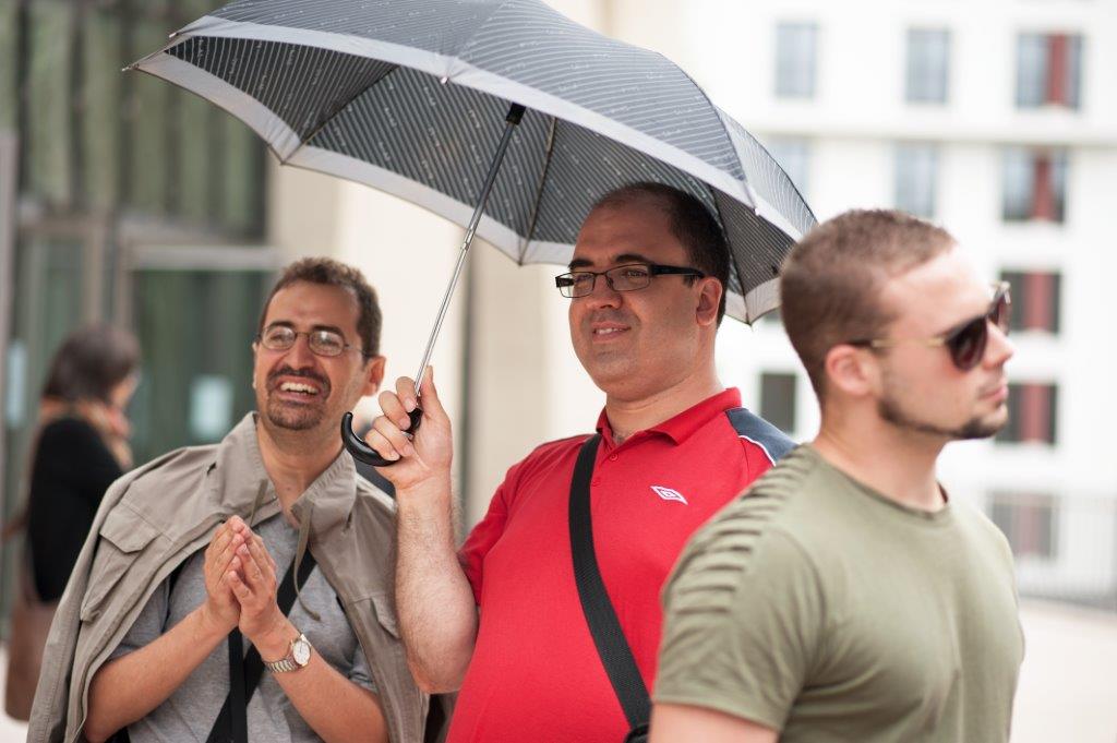 KAW Alumnus Valerio während einer Exkursion der Summer School 2018