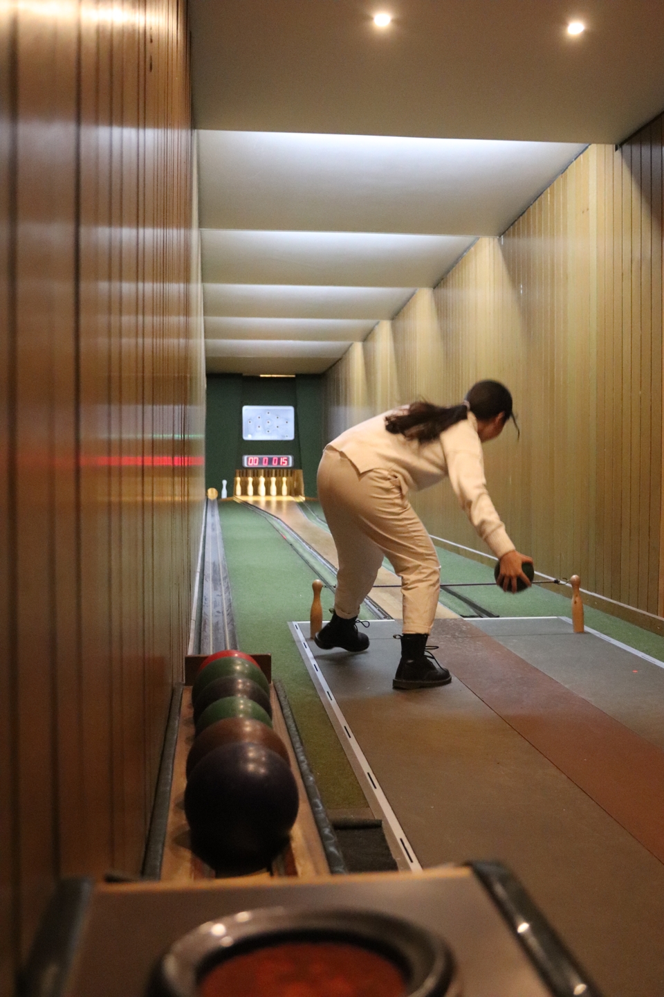 Student bowling