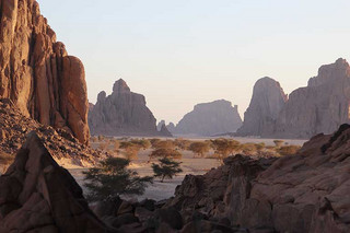 Fels- und Wüstenlandschaft des Tibesti