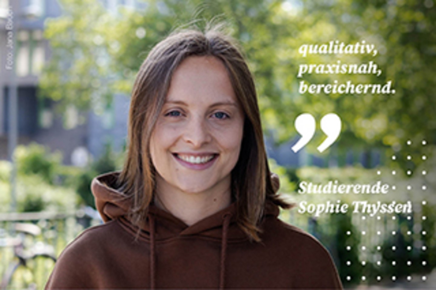 Sophie Thyssen, Studentin