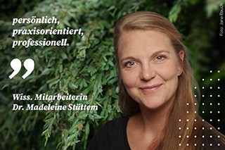 Dr. Madeleine Stüttem, Wissenschaftliche Mitarbeiterin