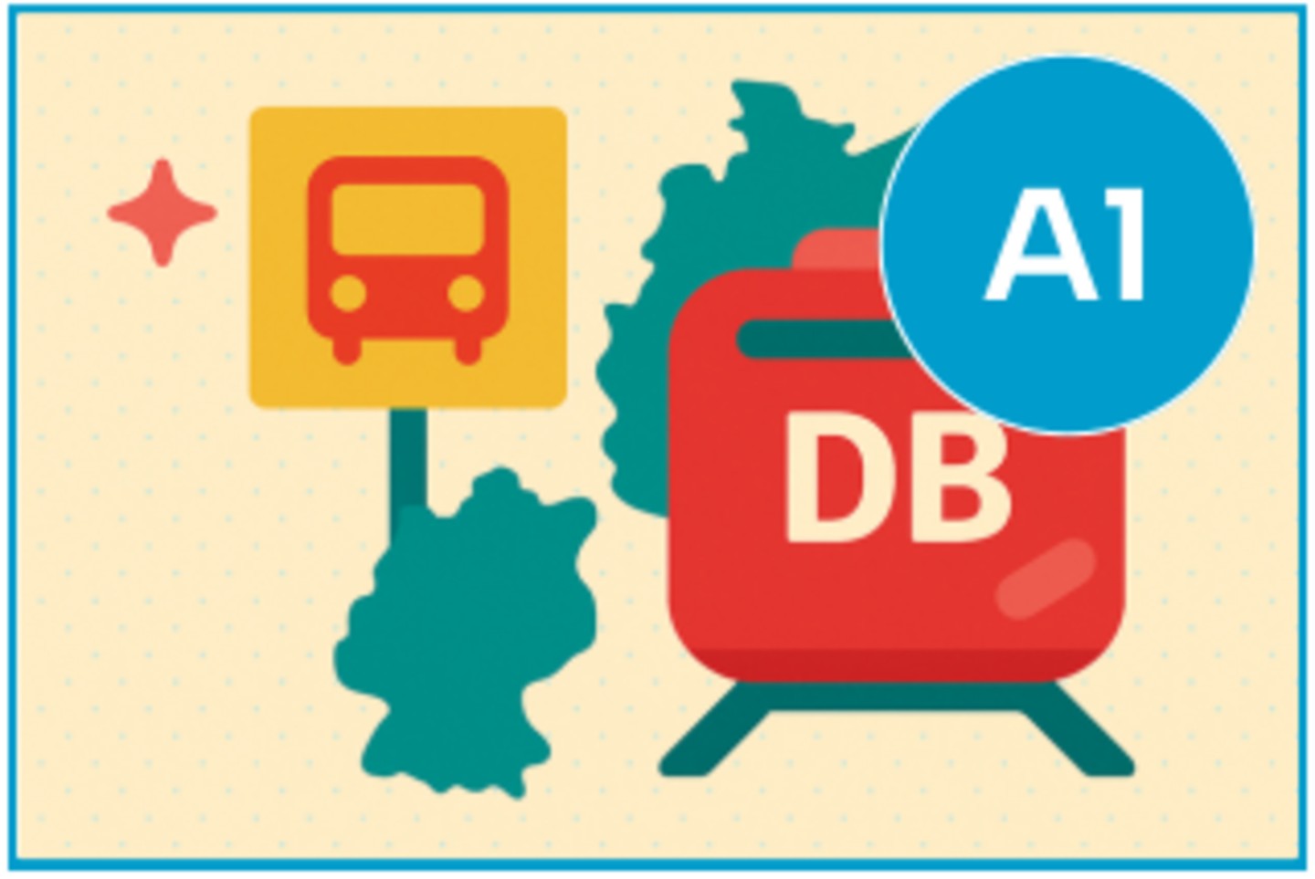 German A1/A2: Travelling, Public Transport, learning German on the Go