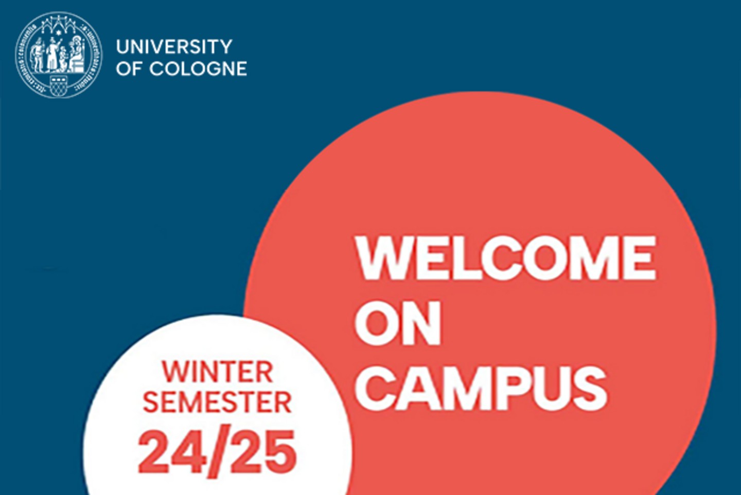 Erstsemesterbegrüßung: Welcome on Campus im Wintersemester 2024/25 <br> <br> <br>7. Oktober 2024 | 9 Uhr