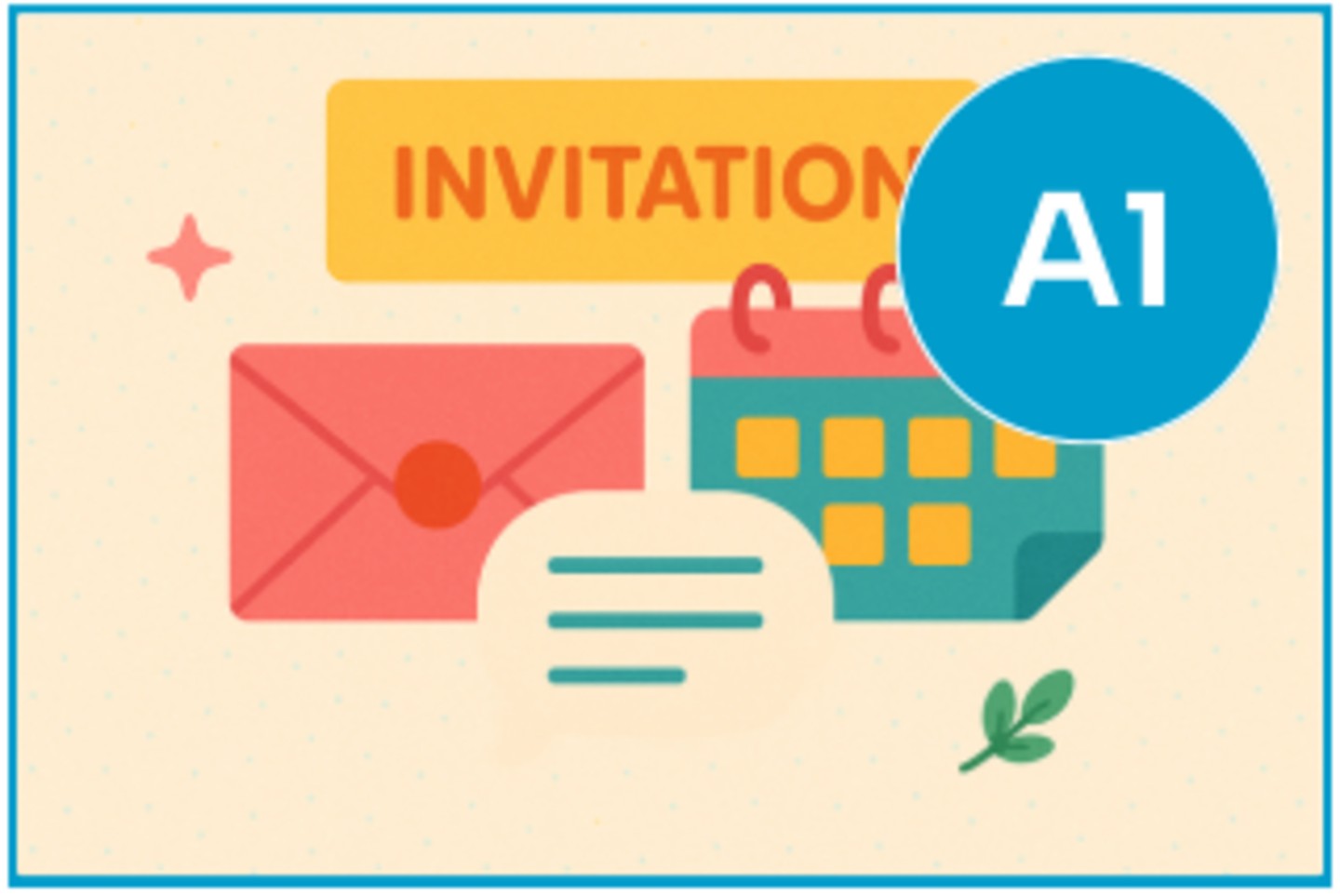 German A1/A2: Invitations, Socialising and Setting Up Plans