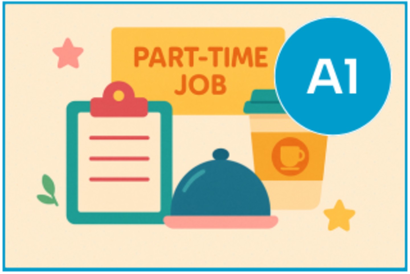German A1/A2: Part-Time Job in Cafes and Restaurants